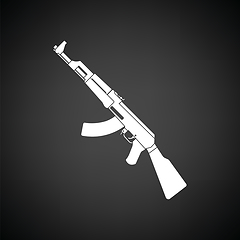Image showing Russian weapon rifle icon