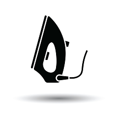 Image showing Steam iron icon