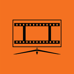 Image showing Cinema TV screen icon