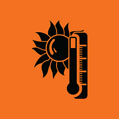 Image showing Summer heat icon