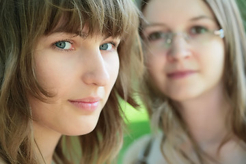 Image showing two girls