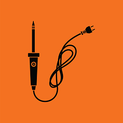 Image showing Soldering iron icon