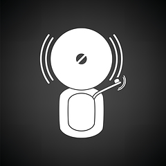 Image showing Fire alarm icon