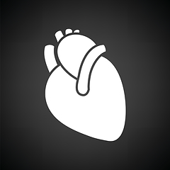 Image showing Human heart icon