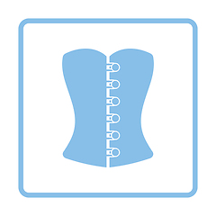 Image showing Sexy corset icon