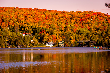 Image showing Lac-Superieur, Mont-tremblant, Quebec, Canada