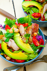 Image showing Chicken Avocado salad