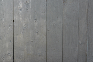 Image showing Grey painted wooden planks