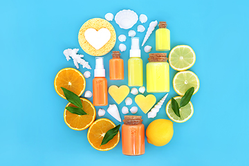 Image showing Citrus Beauty Treatment and Skin Care Products