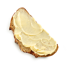 Image showing bread slice with butter