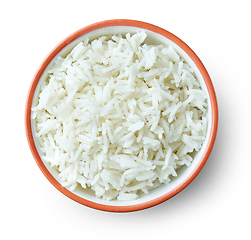 Image showing bowl of boiled rice