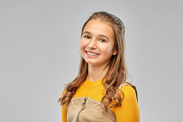 Image showing portrait of smiling teenage girl