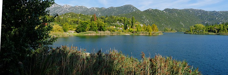 Image showing Scenic Lake Bacina Jezero in Croatia