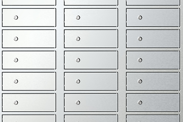 Image showing Safety deposit boxes