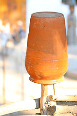 Image showing Old earthern jug