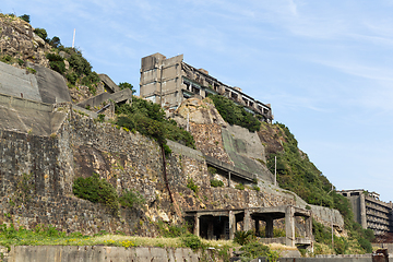 Image showing Abandoned Gunkanjima in japan