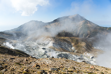 Image showing Natural onsen in tateyama of Japan