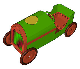 Image showing A vehicle toy toy vector or color illustration