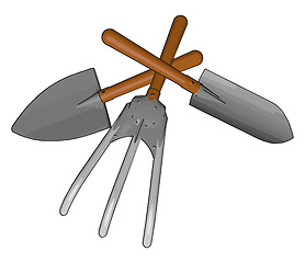 Image showing Agricultural implement vector or color illustration