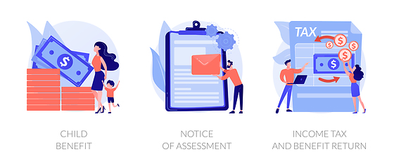 Image showing Taxation and assessment vector concept metaphors