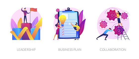 Image showing Business development vector concept metaphors