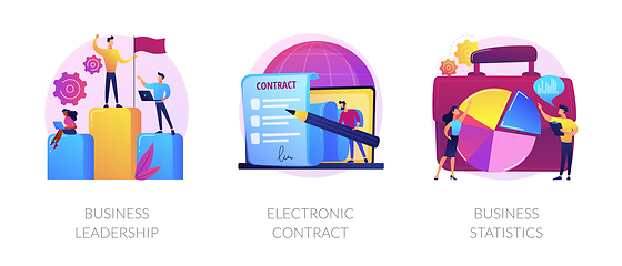 Image showing Company management vector concept metaphors.