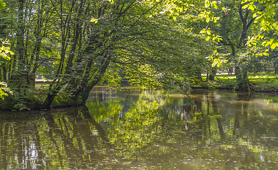 Image showing idyllic park scenery