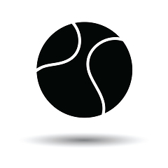 Image showing Tennis ball icon