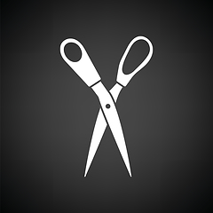 Image showing Tailor scissor icon