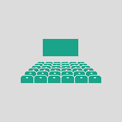 Image showing Cinema auditorium icon
