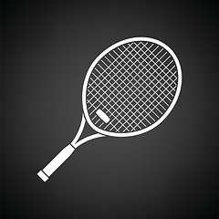 Image showing Tennis racket icon