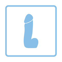 Image showing Rubber dildo icon