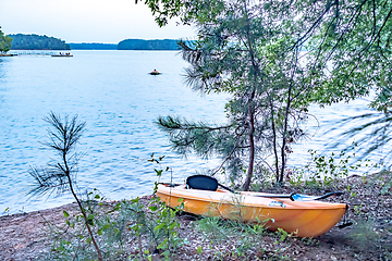 Image showing simple life on a lake hartwell south carolina