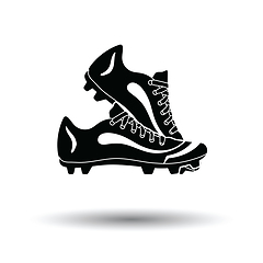 Image showing Baseball boot icon