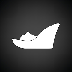 Image showing Platform shoe icon