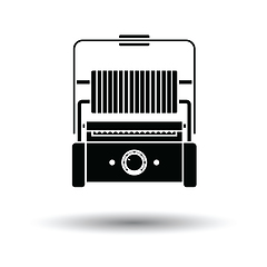 Image showing Kitchen electric grill icon