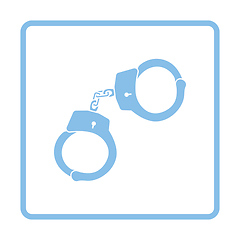 Image showing Police handcuff icon