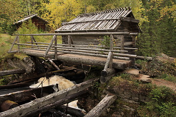 Image showing Wooden mill