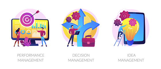 Image showing Management solutions vector concept metaphors