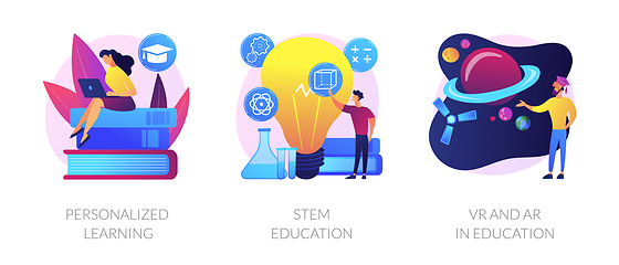 Image showing Flexible learning process vector concept metaphors.