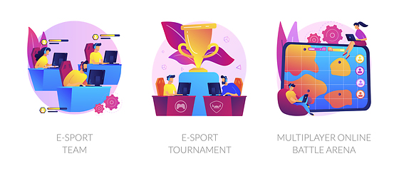 Image showing E-sport vector concept metaphor.