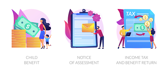 Image showing Taxation and assessment vector concept metaphors