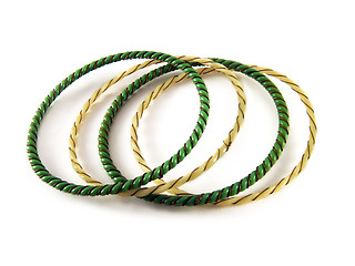 Image showing Isolated bracelets