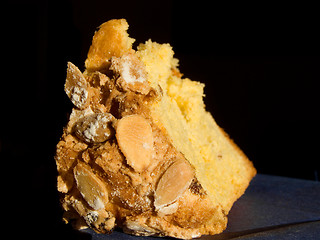 Image showing Slice of panettone