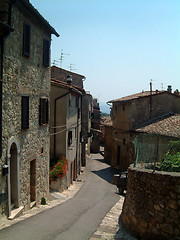 Image showing Sarteano street