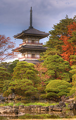 Image showing Rinoji Temple pagoda