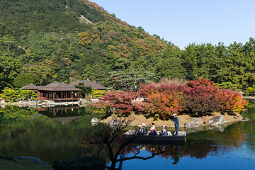 Image showing Traditional Japanese Ritsurin Garden