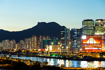 Image showing Hong Kong at night