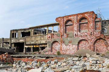 Image showing Abandoned Hashima Island in Nagasaki