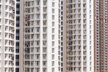 Image showing Downtown residential building facade